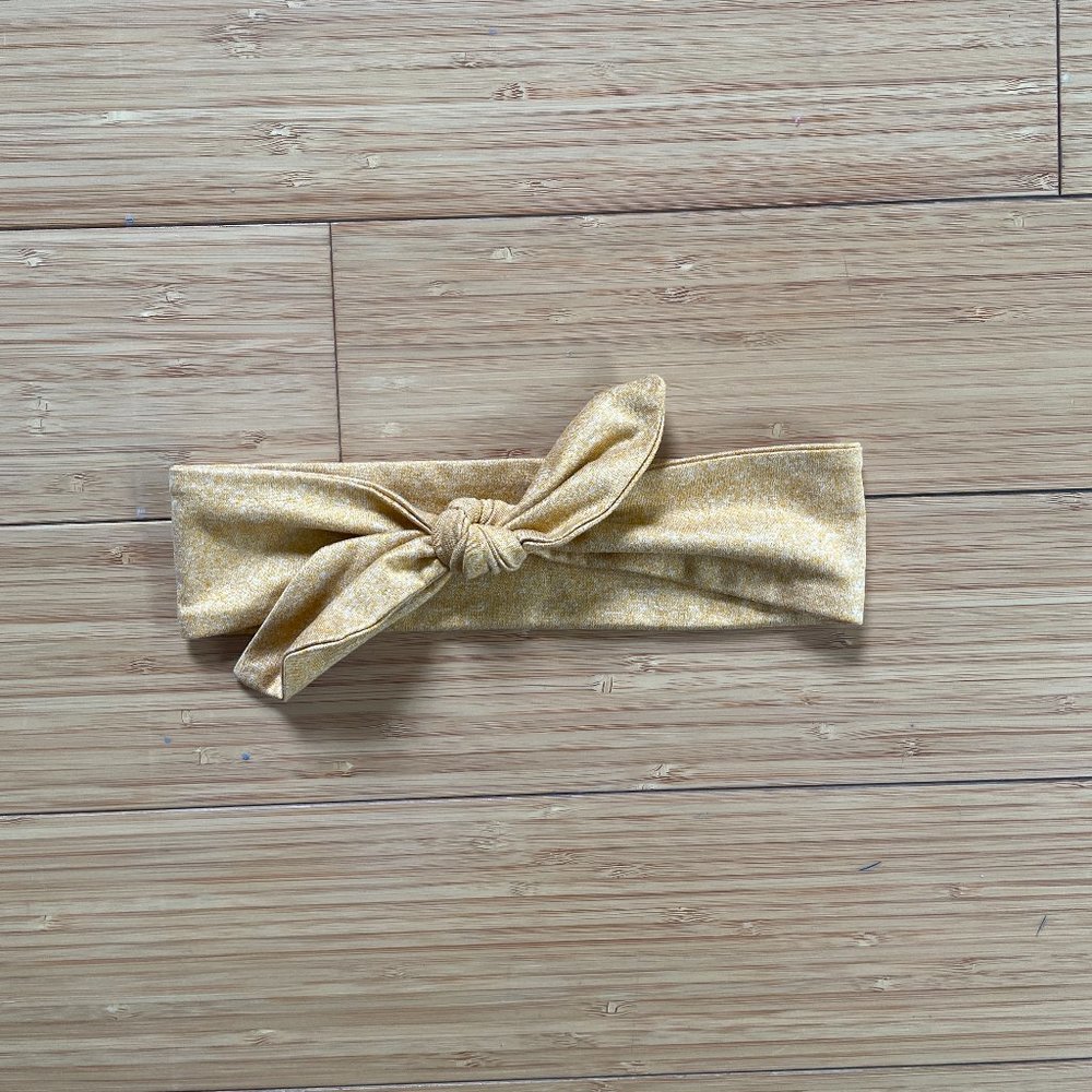 Marigold Cotton Tie Headband - Picture 2 of 4